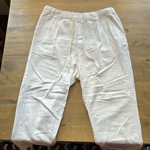 Zara White Capris